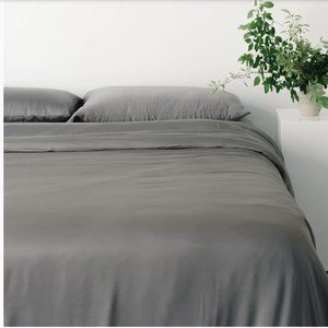 Cozy Earth Bamboo Sheet Set - Charcoal Queen